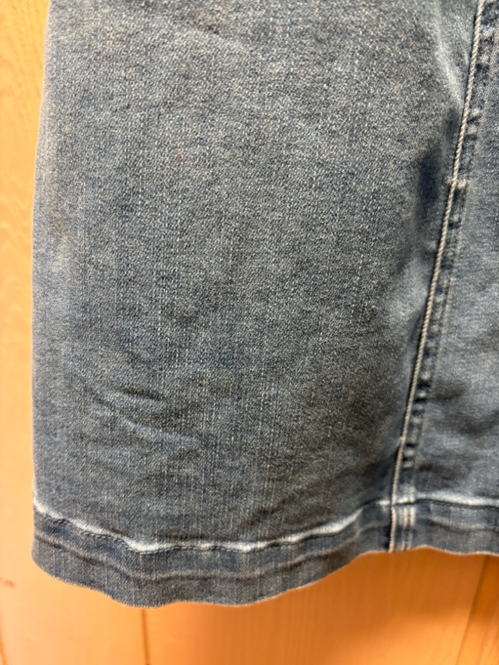 Sugarlips Blue Denim V-Neck Mini Dress - Picture 11 of 13